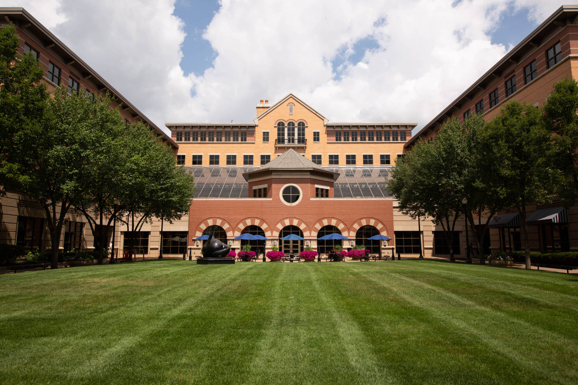 Front of DeVos Building on the Pew Campus